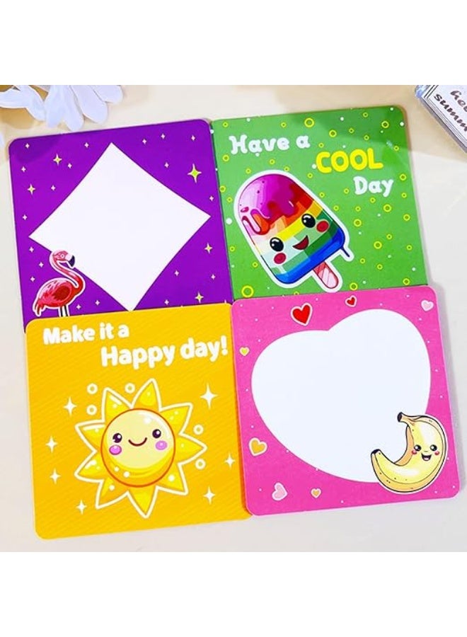 كابسترو بطاقات تشجيعية للأطفال - بطاقات برسائل إيجابية للتحفيز والثقة والدعم اليومي | بطاقات كتابة مميزة للمنزل والمدرسة - مجموعة بطاقات ملاحظات لوجبة الغداء - Image 4